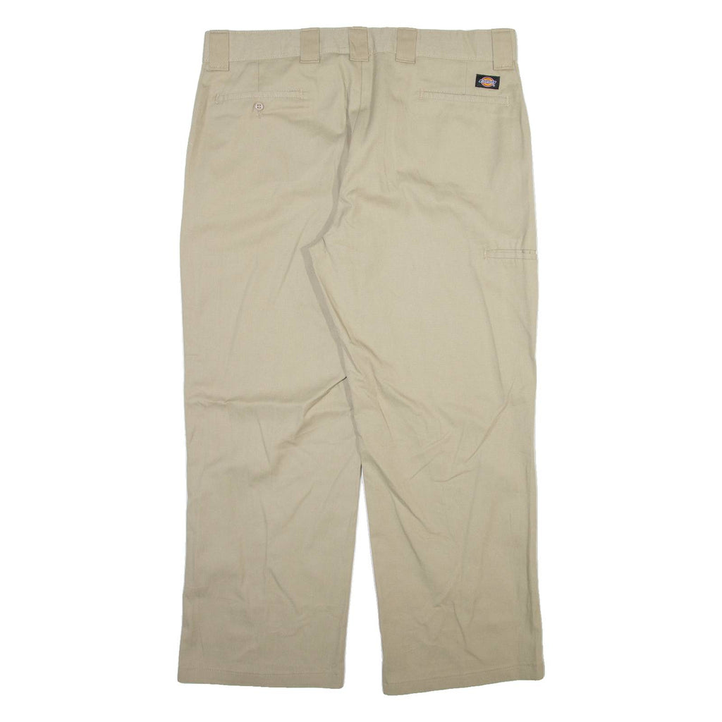 DICKIES Mens Trousers Beige Relaxed Straight W40 L30