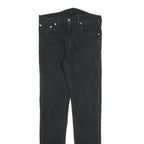 LEVI'S 510 Mens Jeans Black Slim Skinny Denim Medium W30 L34 Slim Fit Zip