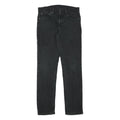 LEVI'S Mens Slim Black Denim Jeans Cotton Blend W30 L31 Classic Zip Closure