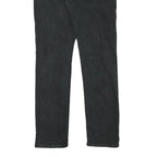 LEVI'S Mens Slim Black Denim Jeans Cotton Blend W30 L31 Classic Zip Closure