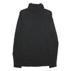 ESMARA Womens Black Plain Pullover Roll Neck Basic Knit M Cotton Blend Jumper
