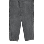 LEVI'S Womens Regular Fit Black Denim Jeans W28 L29 Classic Cotton Blend Zip