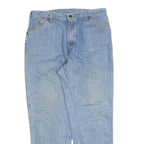 DICKIES Mens Regular Fit Straight Leg Denim Light Wash Jeans W34 L30 Workwear