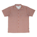 THE NORTH FACE Mens Red & White Check Shirt M Outdoor Casual Button Shirt