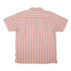 THE NORTH FACE Mens Red & White Check Shirt M Outdoor Casual Button Shirt