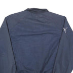 PUMA Mens Navy Blue Zip Jacket S Polyester Blend Plain Lightweight Casual