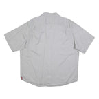 WRANGLER Mens Grey Cotton Blend Casual Shirt XL Workwear Button Pocket