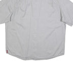 WRANGLER Mens Grey Cotton Blend Casual Shirt XL Workwear Button Pocket