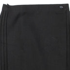 Womens Pleated Skirt Black Short S