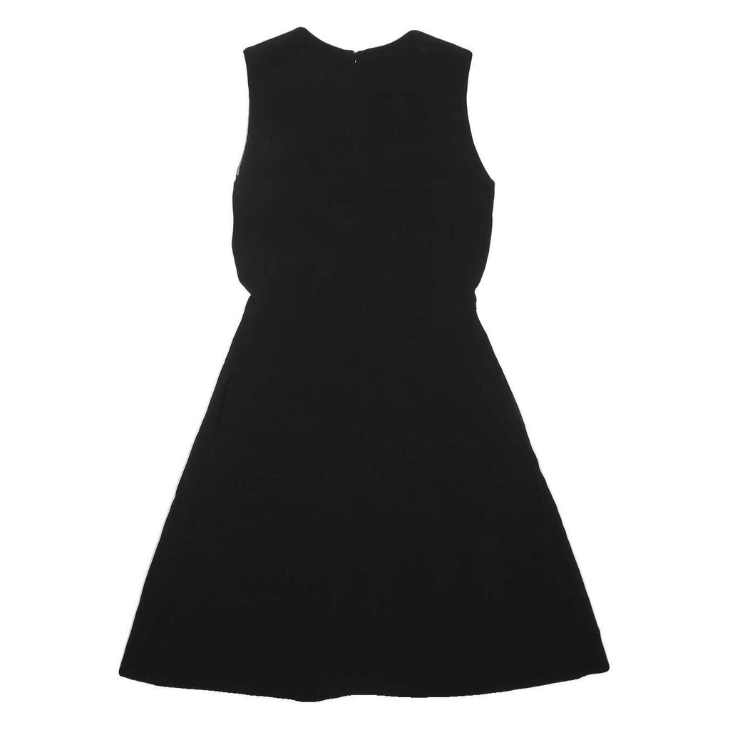 BY MALENE BIRGER Womens Black & Silver Pattern Sleeveless Fit & Flare Woven Midi