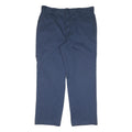 DICKIES Mens Cotton Navy Regular Fit Straight Leg Trousers W38 L30 Workwear