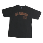 GENUINE MERCHANDISE Mens Black San Francisco 55 Graphic T-Shirt L Short Sleeve