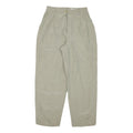 GERRY WEBER Womens Cotton Blend Beige Relaxed Tapered Trousers W26 L27