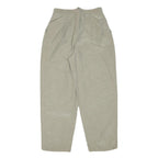GERRY WEBER Womens Cotton Blend Beige Relaxed Tapered Trousers W26 L27