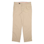 MASTERS Mens Trousers Cream Regular Straight W36 L32