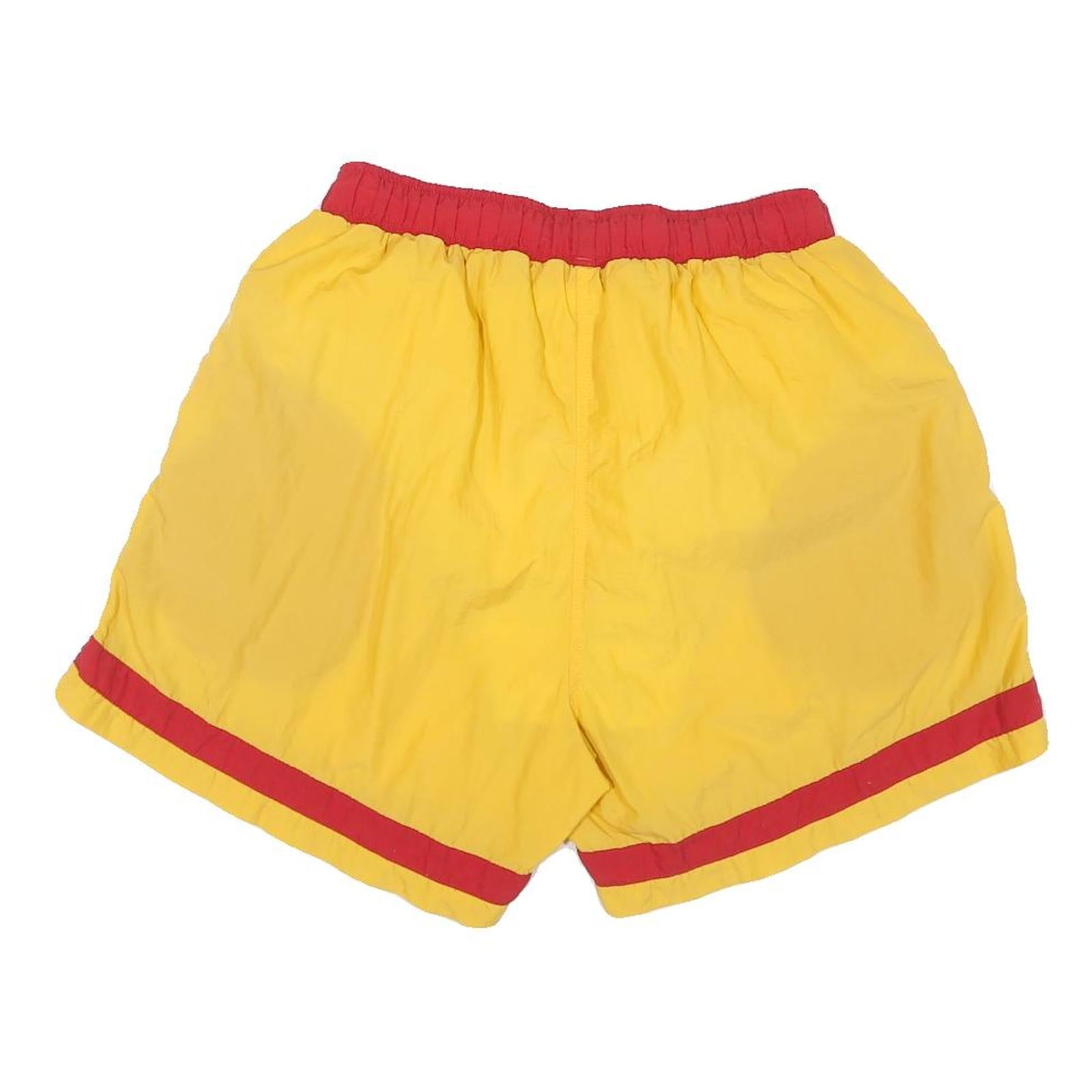 FILA Mens Yellow & Red Casual Shorts L W28 Lightweight Comfortable