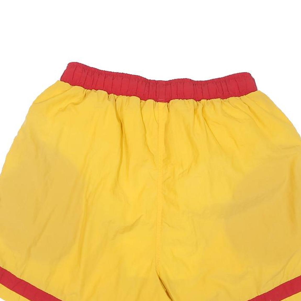 FILA Mens Yellow & Red Casual Shorts L W28 Lightweight Comfortable