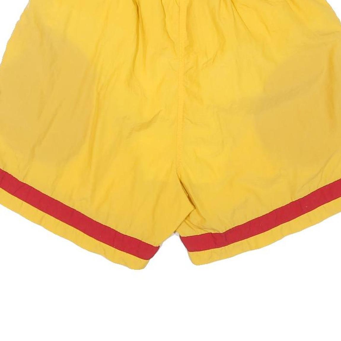 FILA Mens Yellow & Red Casual Shorts L W28 Lightweight Comfortable