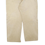 DICKIES Mens Jeans Beige Regular Straight Denim Stone Wash W40 L28 Workwear