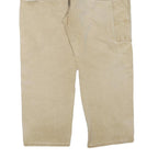 DICKIES Mens Jeans Beige Regular Straight Denim Stone Wash W40 L28 Workwear