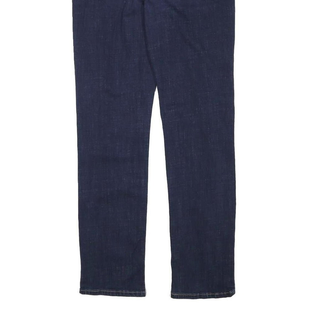 LEVI'S Womens Blue Regular Straight Denim Raw W28 L31 Zip Cotton Blend Jeans