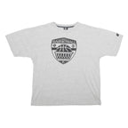 STARTER Mens Grey Basketball Graphic T-Shirt XL Short Sleeve Crew Neck Cotton