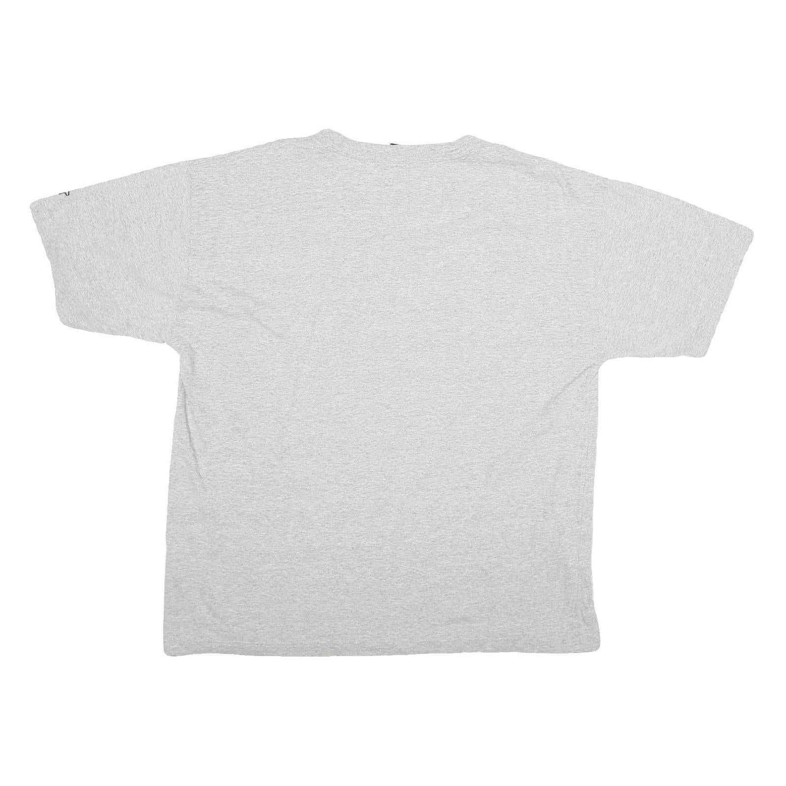 STARTER Mens Grey Basketball Graphic T-Shirt XL Short Sleeve Crew Neck Cotton