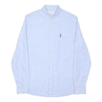 NEXT Mens Blue Cotton Blend Button Down Shirt XS Casual Smart Long Sleeve