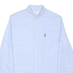 NEXT Mens Blue Cotton Blend Button Down Shirt XS Casual Smart Long Sleeve