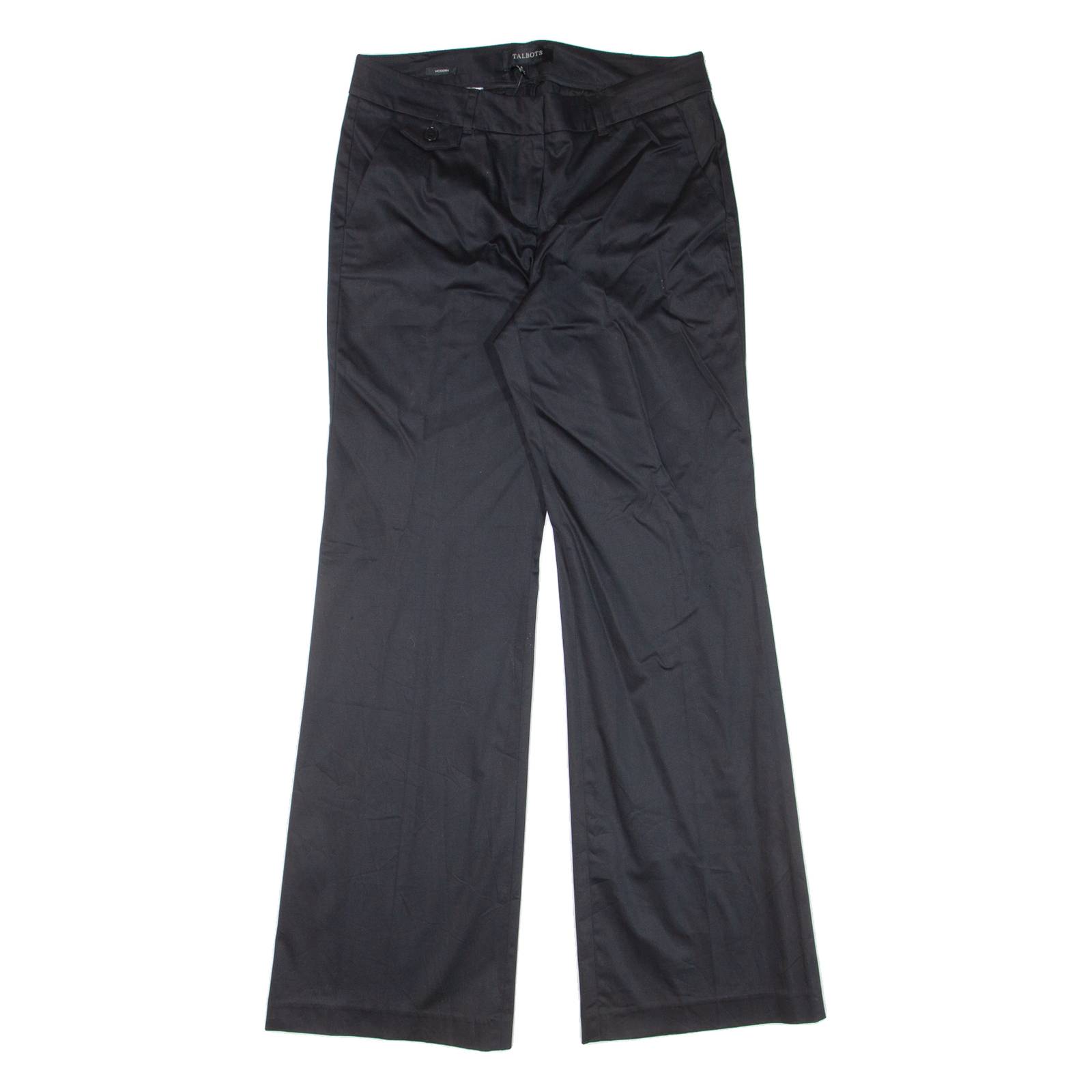 TALBOTS Modern Womens Trousers Blue Relaxed Flared W30 L31