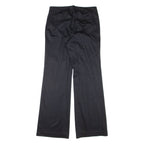 TALBOTS Modern Womens Trousers Blue Relaxed Flared W30 L31