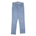 LEVI'S 724 Big E Womens Blue Slim Skinny Denim Light Cotton Blend W30 L28 Zip