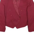 PACHINCO Womens Red Button Jacket XS Polyester Blend Tailored Elegant Blazer