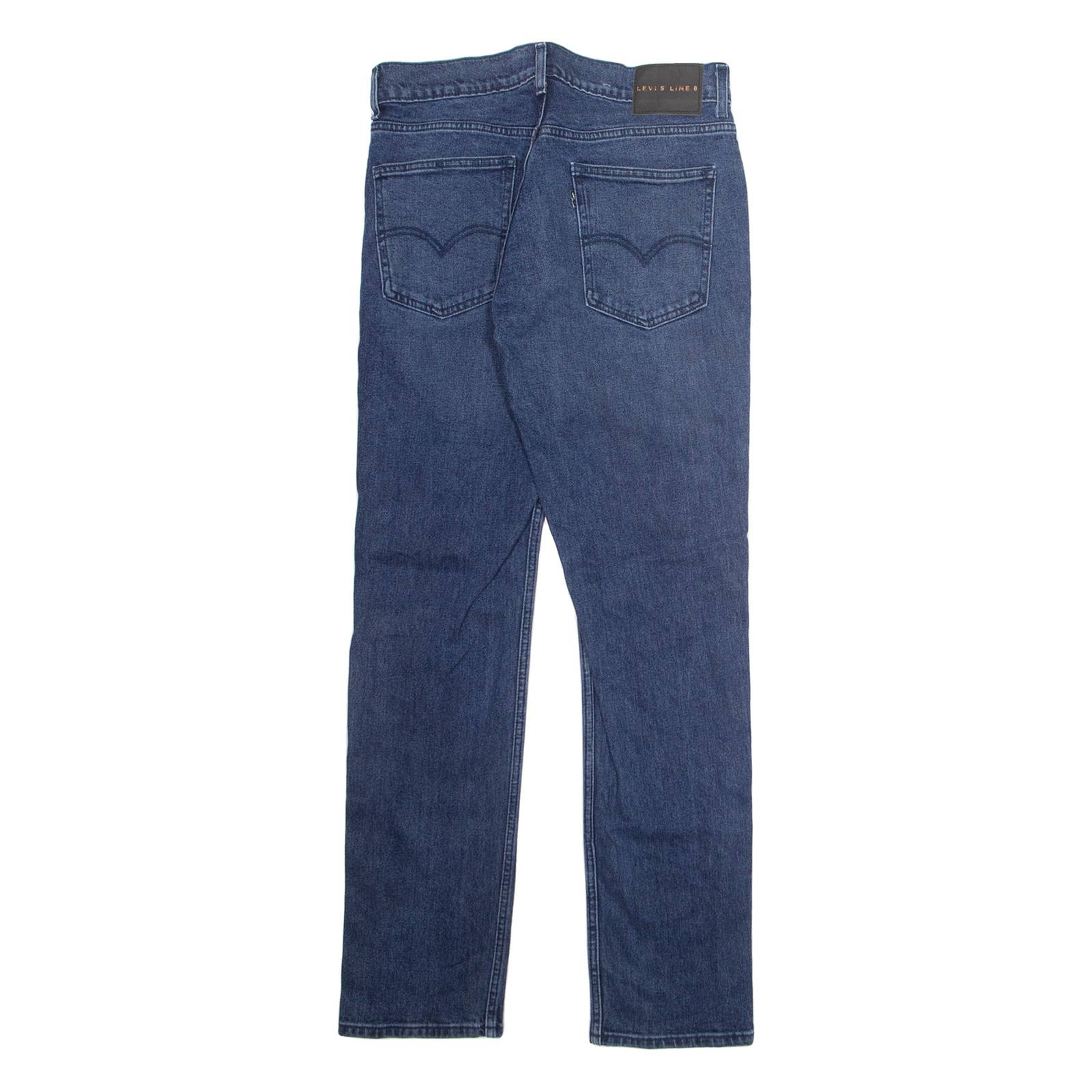 LEVI'S Womens Jeans Blue Regular Tapered Stone Wash W30 L32