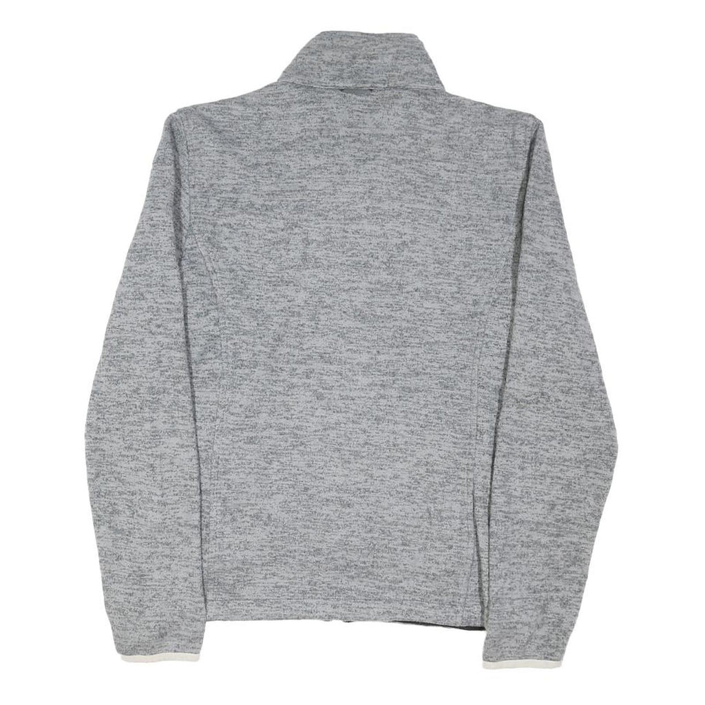 THE NORTH FACE Womens Grey Jacket M Polyester Blend Zip Casual Activewear