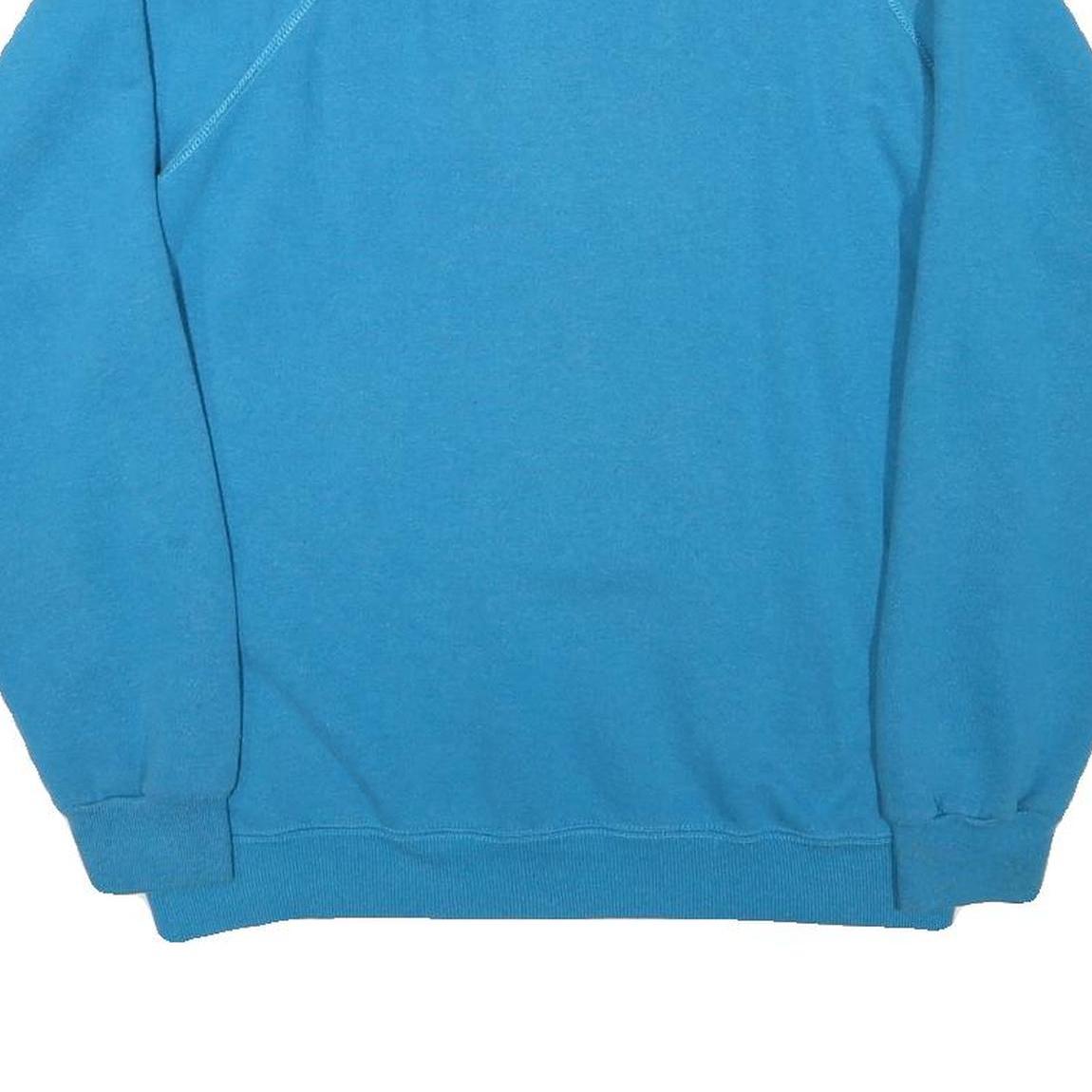 HANES Mens Blue Flash Paws Crew Neck L Dog Agility Training Sweatshirt