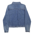 DIESEL Womens Blue Denim Shirt M Cotton Casual Button Front Pockets