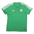 ADIDAS Mens Green White Football T-Shirt M Short Sleeve Crew Neck Celtic