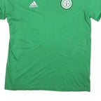 ADIDAS Mens Green White Football T-Shirt M Short Sleeve Crew Neck Celtic