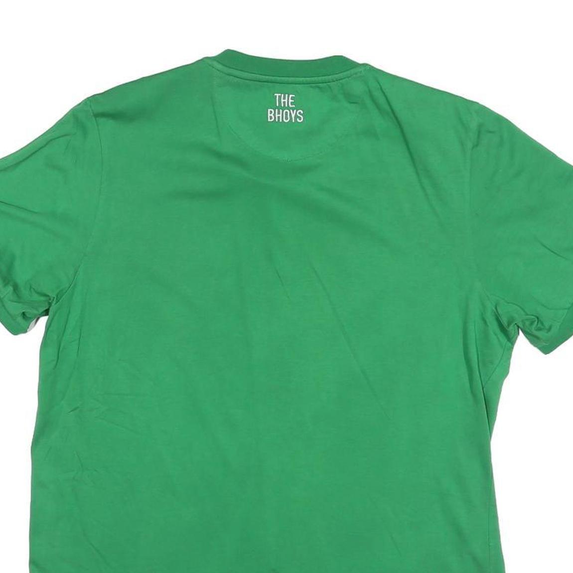 ADIDAS Mens Green White Football T-Shirt M Short Sleeve Crew Neck Celtic