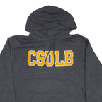 CHAMPION CSULB Mens Grey Hoodie USA L