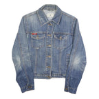 LEE COOPER Womens Blue Cotton Denim Button Jacket S Classic Casual Outerwear