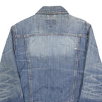 LEE COOPER Womens Blue Cotton Denim Button Jacket S Classic Casual Outerwear