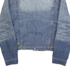 LEE COOPER Womens Blue Cotton Denim Button Jacket S Classic Casual Outerwear