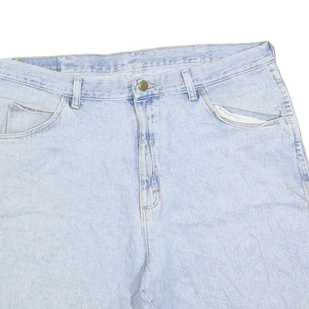 WRANGLER Mens Shorts Blue Denim Casual L W36 Classic Fit Summer Style