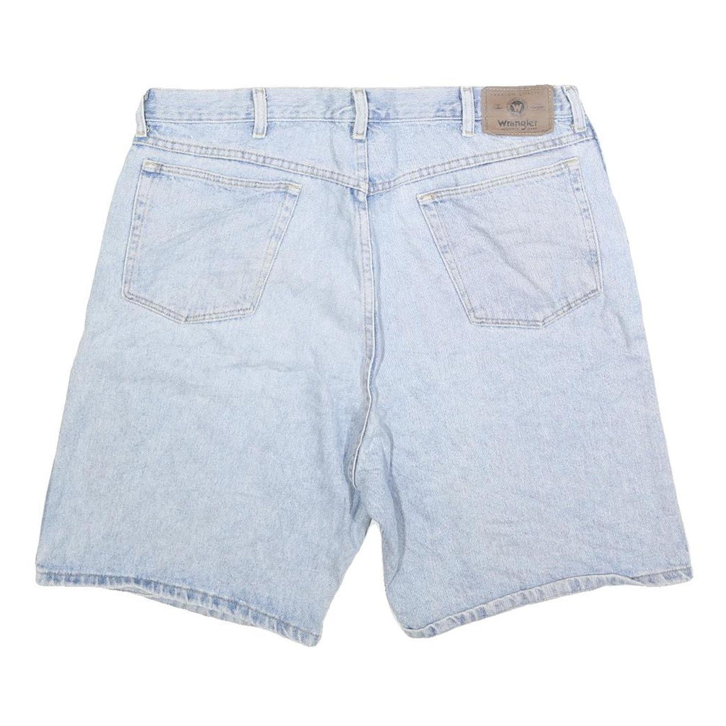 WRANGLER Mens Shorts Blue Denim Casual L W36 Classic Fit Summer Style