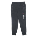 NIKE Mens Joggers Black S W28 L28 Cotton Blend Slim Tapered Sports Casual