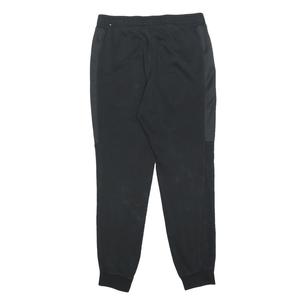 NIKE Mens Joggers Black S W28 L28 Cotton Blend Slim Tapered Sports Casual