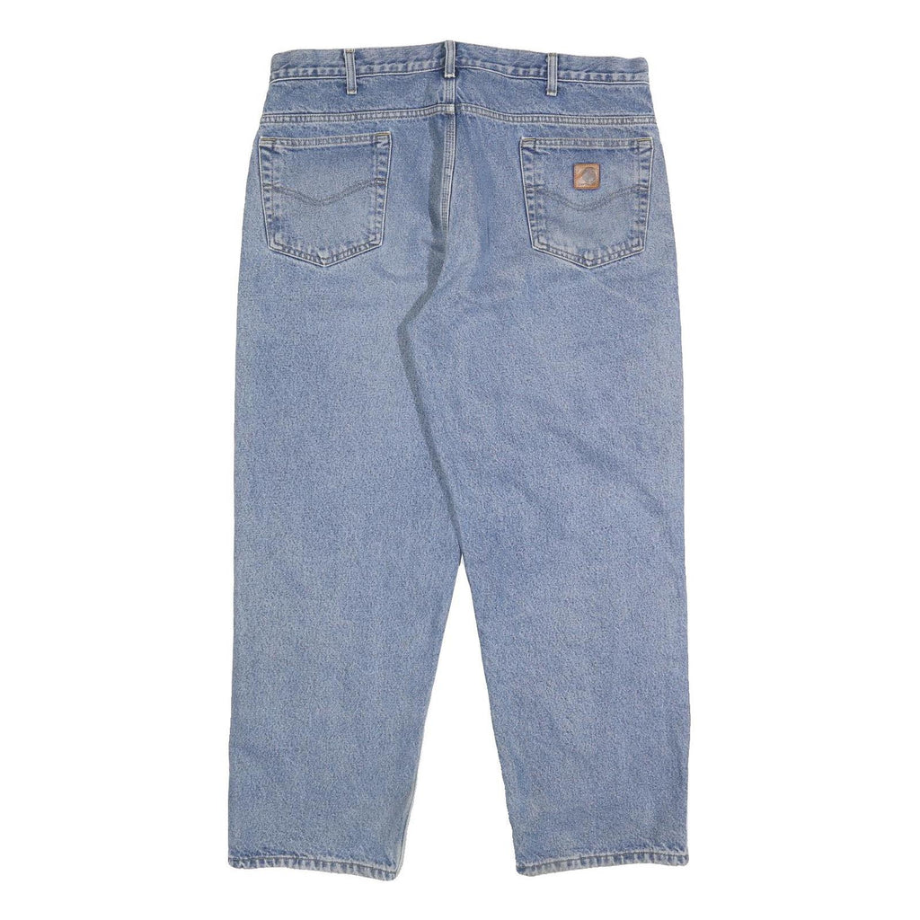 CARHARTT Mens Blue Relaxed Straight Denim Medium Cotton W40 L30 Workwear Casual