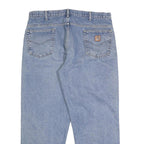 CARHARTT Mens Blue Relaxed Straight Denim Medium Cotton W40 L30 Workwear Casual